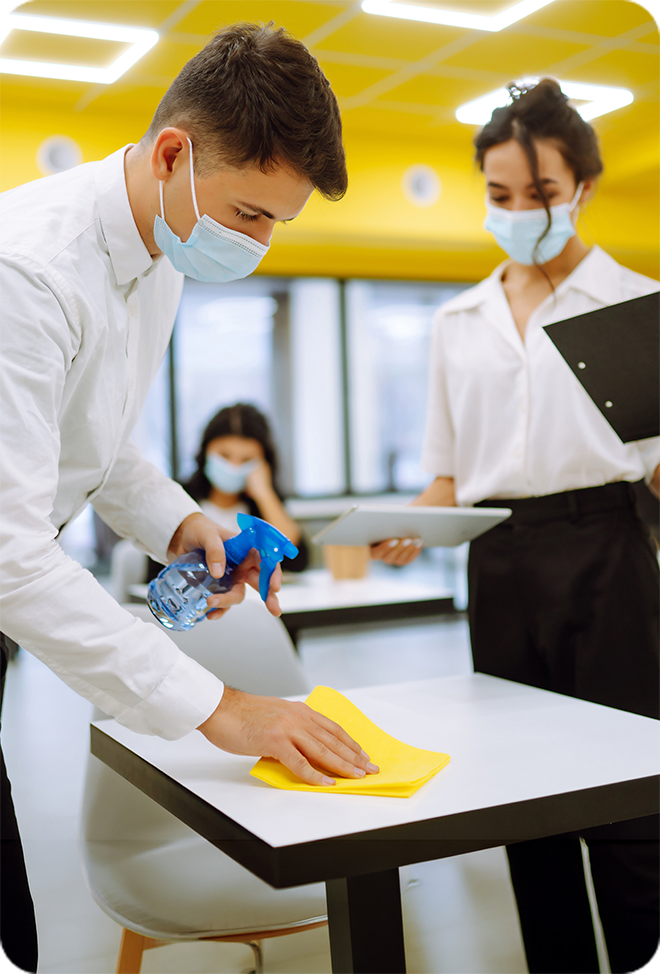 Maintaining Cleanliness Between Professional Services