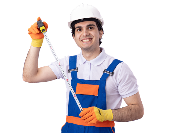 Painters with color swatches