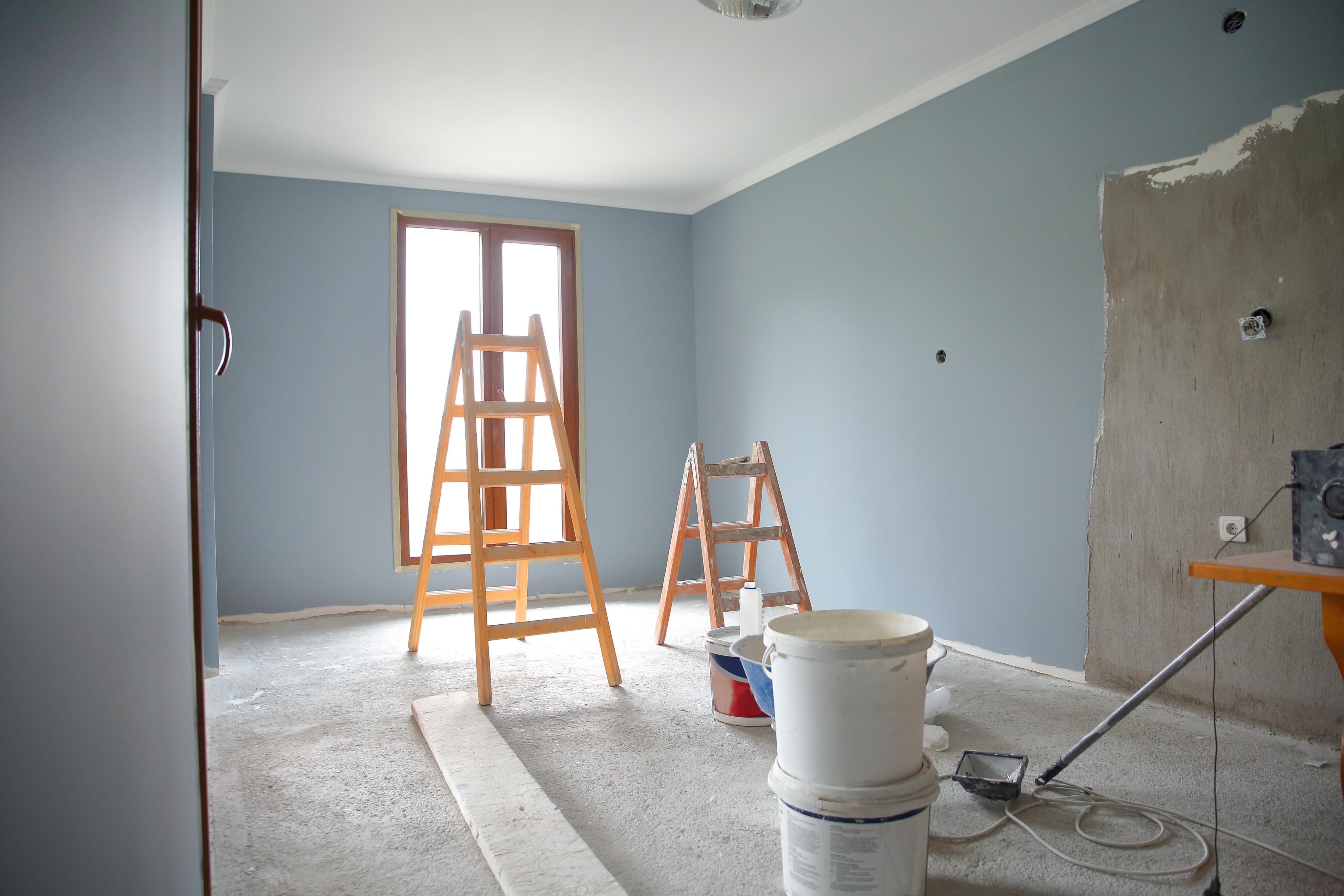 Room being repainted